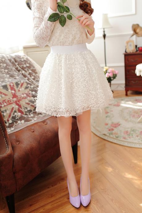 High Quality White Skirts, Women Skirts, Sweet Skirts, Women Skirts 2015