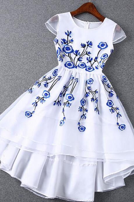 The Embroidered Organza Dress Ax41601ax