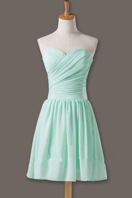 Pretty And Cute Mint Short Simple Prom Dresses 2015, Simple Short Prom Dresses, Graduation Dresses, Evening Dresses, Homecoming Dresses