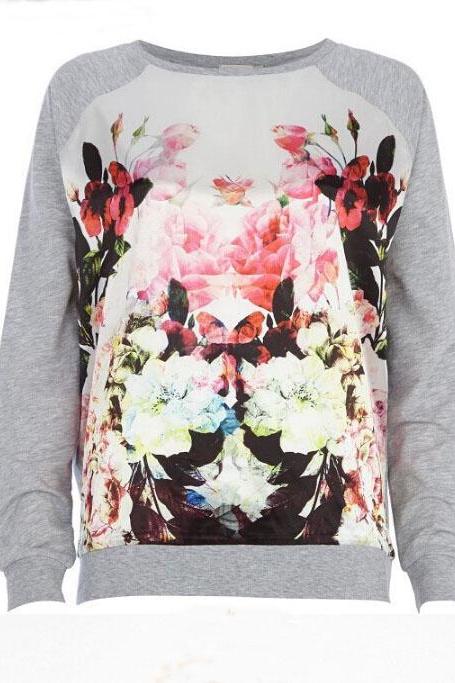 The Round Neck Long-sleeved Sweater Printing Ax42015ax