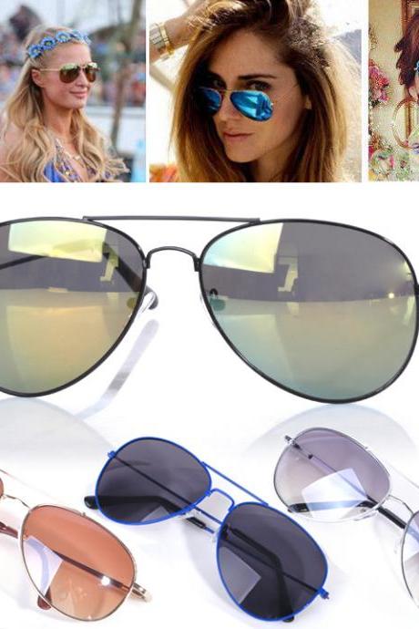 Unisex Mirror Aviator Sunglasses