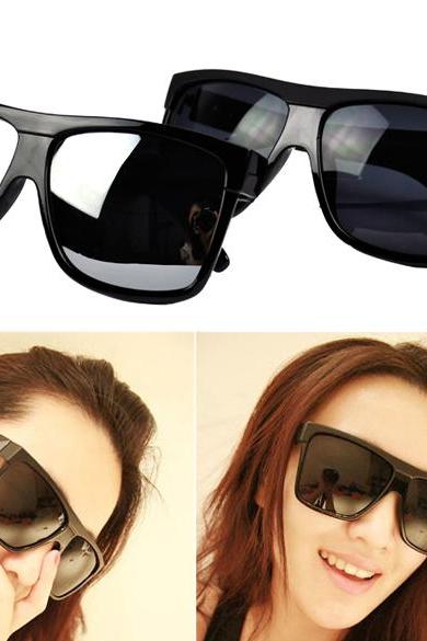 Unisex Inspired Large Frame Square Sunglasses
