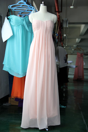 Princess Bridesmaid Dress, Sweetheart Bridesmaid Dress, Floor-length Chiffon Prom Dress, Bridesmaid Dress, Bd2702