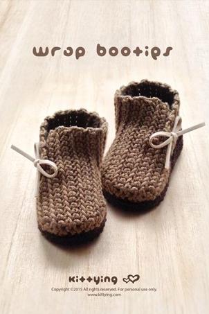 Crochet Pattern Wrap Baby Booties Preemie Boots Newborn Shoes Crochet Pattern, Pdf - Chart &amp;amp;amp; Written Pattern