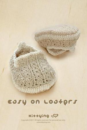 Khaki Easy On Loafers Crochet Pattern, Symbol Diagram (pdf) By Kittying