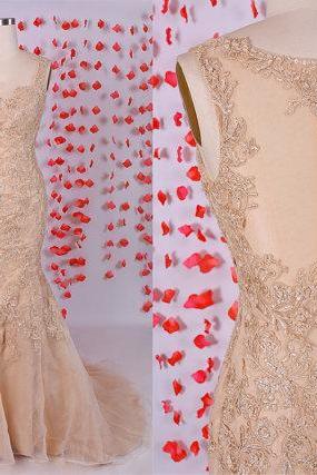 Elegant Prom Dress,champagne Prom Dresses,mermaid Prom Dress,lace Wedding Dresses,bridal Gowns,wedding Dress,custom Bridesmaid Dress, Bd050601