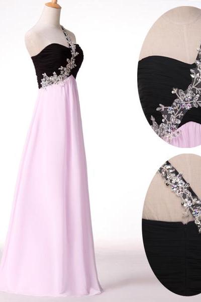 2015 fashion full length chiffon prom Dresses evening dress Bridesmaid dresses custom made L134