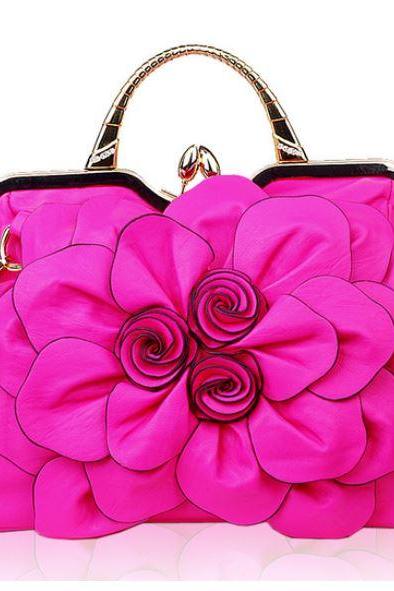 Hot Pink Purse for a Luxurious Woman Luxury Purses Luxury Shoulder Pink Bags