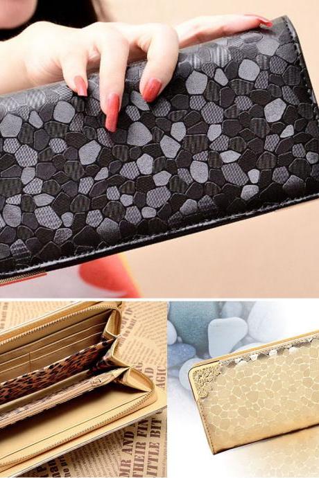 Fashion Womens Lady Pattern Long Purse Clutch Wallet Zip Bag Card Holder Handbag