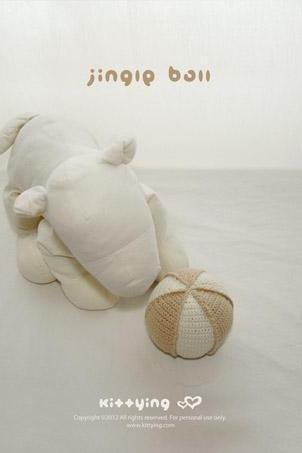 Jingle Ball Crochet PATTERN, SYMBOL DIAGRAM (pdf) by kittying