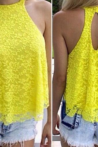 Sexy Lace Stitching Shirts We52105po