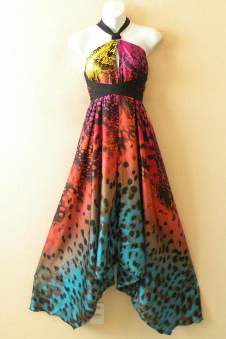 Long sleeve slit self tie drawstring backless solid maxi dress main image 0