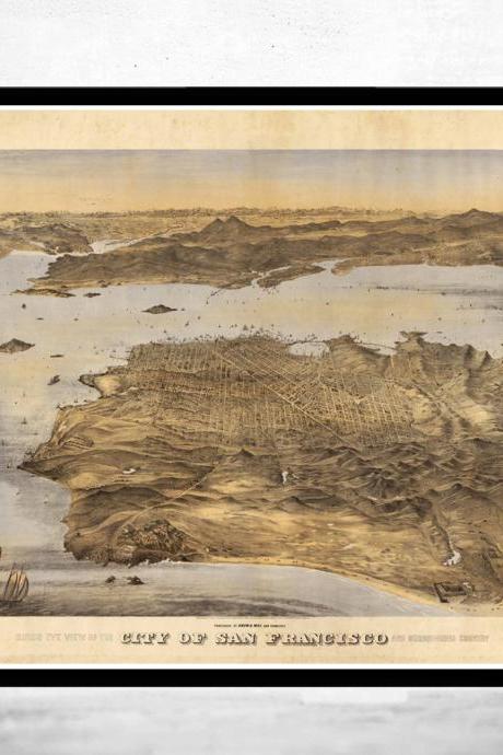 San Francisco Panoramic View 1868