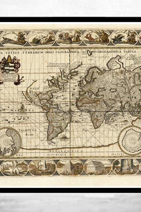 World Map antique 1640