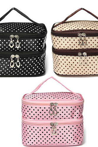 Cute cosmetic Travel Makeup organizer pouch Clutch Handbag