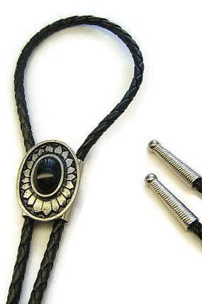 Southwestern, Western Tribal Indian Concho Bolo Tie, American West Jewelry, #1084B-8C