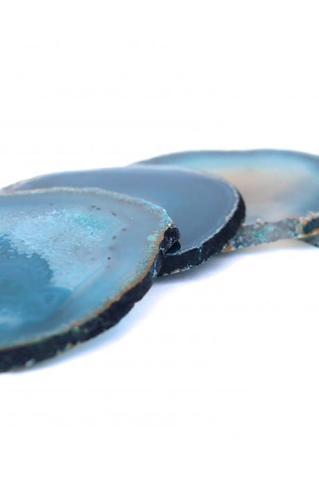 Agate Coasters, Home Decor, Office Space, Wedding Gifts, Housewarming, Coffee Table Decor