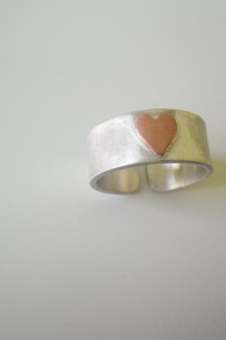Heart Chevalier Ring