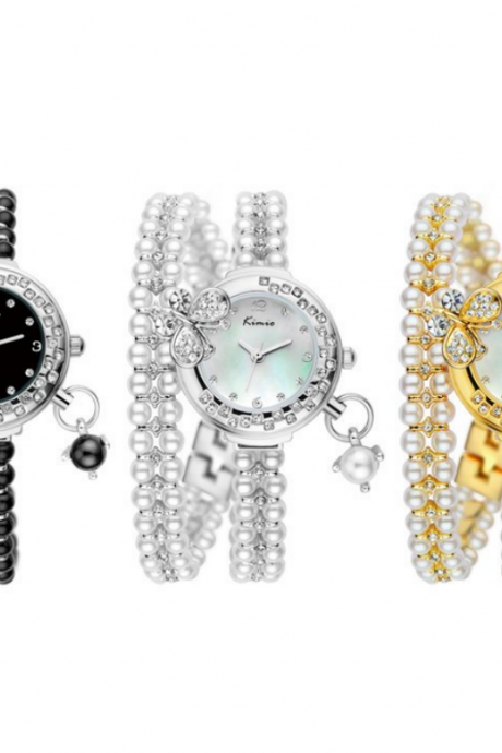 KIMIO 2015 New Luxury Women Watch Fashion Style Full Rhinestone Analog Display Quartz Watch Women's Wristwatch