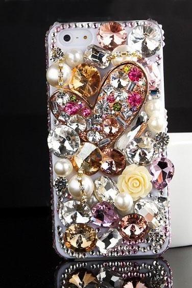 Hot Luxury Heart Diamond Hard Back Mobile Phone Case Cover Bling Rhinestone Case Cover For Iphone 6s Case,iphone 6s Plus Case,iphone 6c