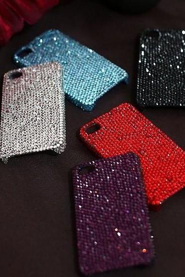6c 6s Plus Bling Diamond Hard Back Mobile Phone Case Cover Pure Color Case Cover For Iphone 4 4s 5 7plus 5s 6 6 Plus Samsung Galaxy S7 S4 S5 S6