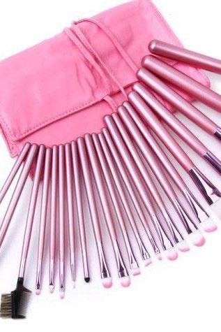 New Pink 22 pcs Make up Brush Kit Makeup Brushes Tools Set 