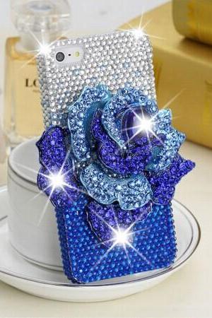 6c 6s plus Hot Floral rhinestone Hard Back Mobile phone Case Cover sparkly handmade crystal Case Cover for iPhone 4 4s 5 7plus 5s 6 6 plus Samsung galaxy s7 s4 s5 s6 note10 4