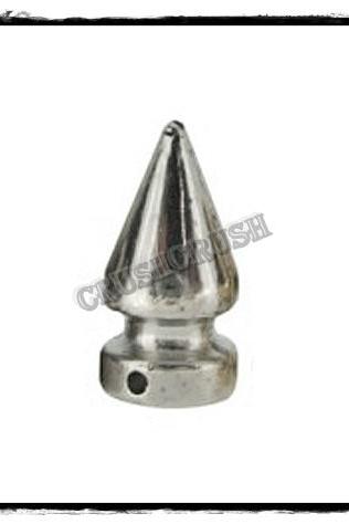  50pcs 14mm SILVER Tree Cone Spikes Studs Sew-On Bead Made of Acrylic X84