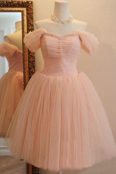 Bd07074 Charming Homecoming Dress,a-line Homecoming Dress,tulle Homecoming Dress, Noble Short Prom Dress