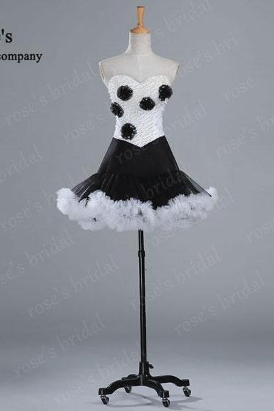 Black And White Cocktail Party Dresses, Cheap Graduation Dresses, Short Sexy Homecoming Dress, Junior Homecoming Dresses, Cute Graduation Dresses, Homecoming Dresses 2015