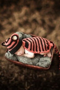 Tiger Cloak Hand knitted wool clothes photo prop one hundred days newborn baby photography baby clothes joker pictures clothes