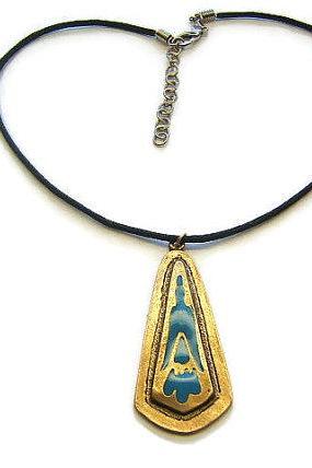 Southwestern American Indian Style Bird Necklace, Western Necklace, Indian Jewelry, Tribal Jewelry, #80142-1,