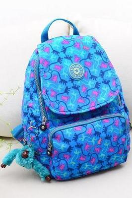 2015 fashion Travel Backpack Waterproof Nylon Shoulder Bag Handbag --Blue