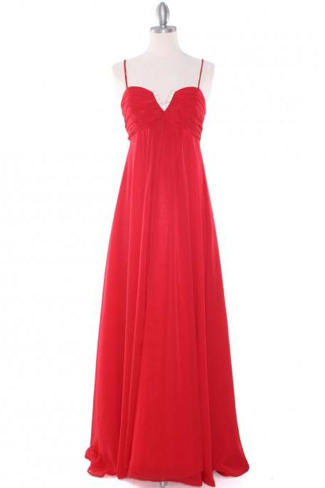 2015 Prom Dresses And Evening Dress Of Bridesmaid Dresses Sexy Fine Strapless Gown Empire Waist Chiffon Evening Dress