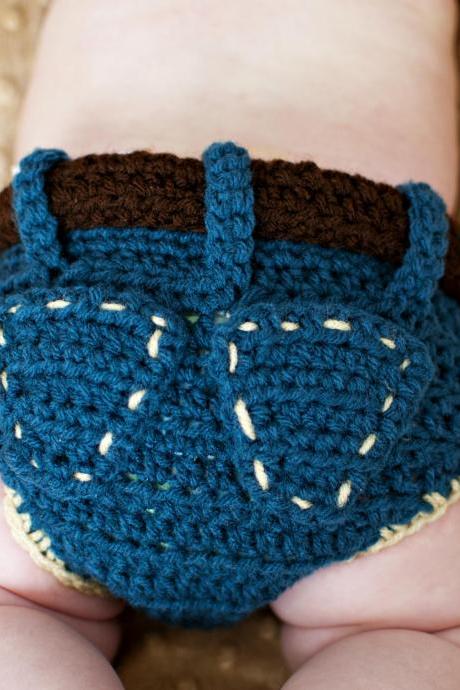 Denim Diaper Cover Crochet Pattern