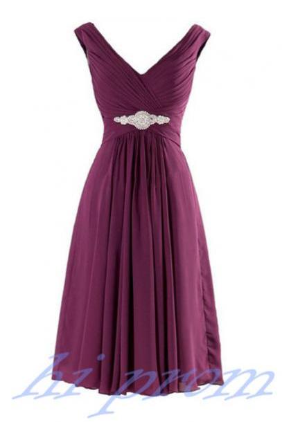 Purple Homecoming Dress,Straps Homecoming Dresses,Chiffon Homecoming Gowns,Yellow Party Dress,Knee Length Prom Gown,Orange Cocktails Dress,Bridesmaid Dresses