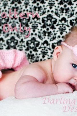 Princess Diaper Cover and Crown Crochet Pattern