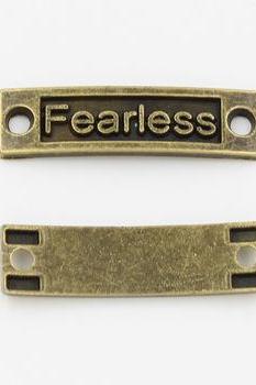 *Free Shipping* Charms fearless 40pcs 35*9mm No.GT04665 Tibetan bronze DIY Retro Jewelry Bracelet Necklace Antique bronze pendant