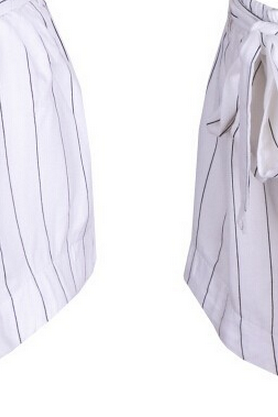 Stripe White Two Piece Suit High Quality
