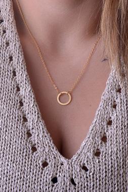 Cute Gold Plated Chain Necklace