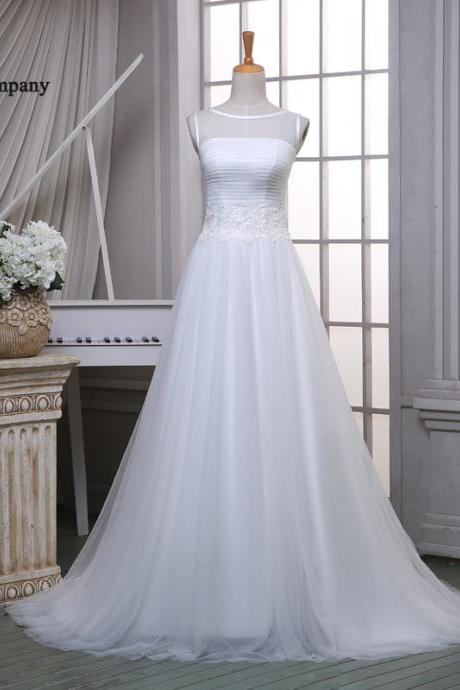 Simple Tulle Custom Wedding Dress, A Line Wedding Dress, White Wedding Gowns, Bridal Dress, Elegant Bridal Gowns, Wedding Dresses 2022, 2023
