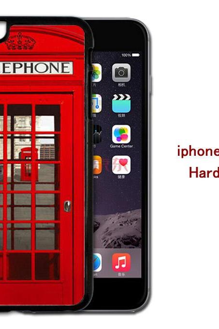 The Red Phone Booth Hard case cover for iPhone 4/4s/5/5s/6/6plus case Samsung Galaxy S3/S4 /S5 Note2/3/4 Case