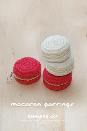 Macarons Earrings PATTERN, SYMBOL DIAGRAM (pdf)