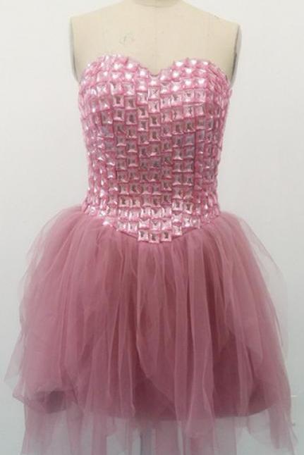 Bd08281 Charming Homecoming Dress,beading Homecoming Dress,tulle Homecoming Dress, Cute Short Prom Dress