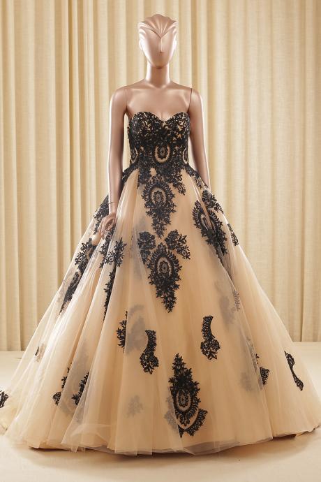 Custom Made Long Ball Gown Lace Wedding Dresses Wedding Gowns Formal Dresses Lace Wedding Dresses