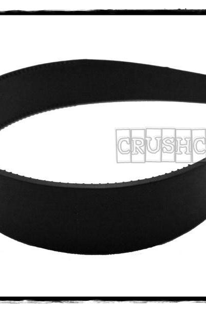  12pcs 1 inch Black Plastic headbands H20