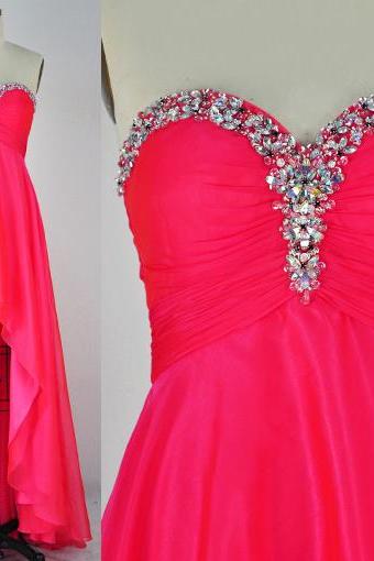 New Design Floor-Length Prom Dresses, The Charming Evening Dresses ,Sweetheart Prom Dresses, Prom Dresses On Sale