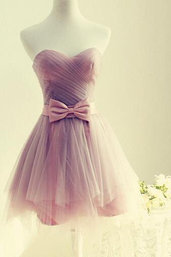 Cute Short Tulle Sweetheart Prom Dresses, Short Prom Dresses ,homecoming Dresses, Graduation Dresses