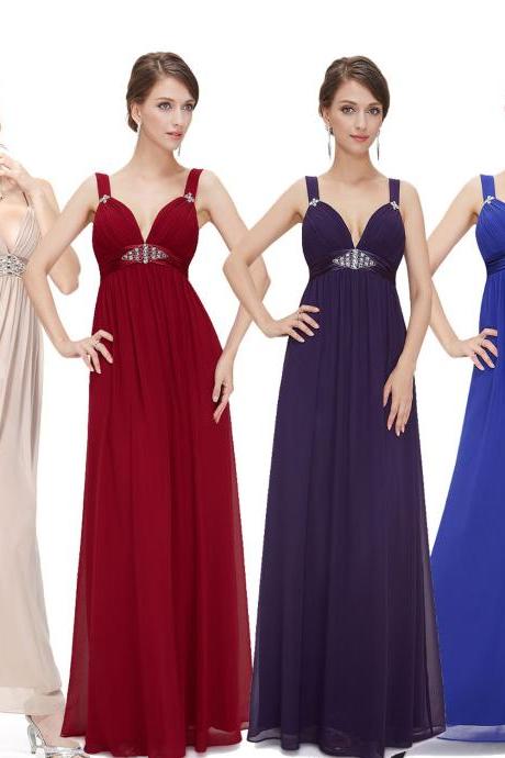 Sexy Long Maxi Party Formal Party Evening Bridesmaid Ball Gown