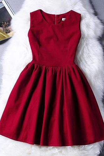 Designer Sleeveless Velvet Dress For Autumn&Winter(2 Colors)
